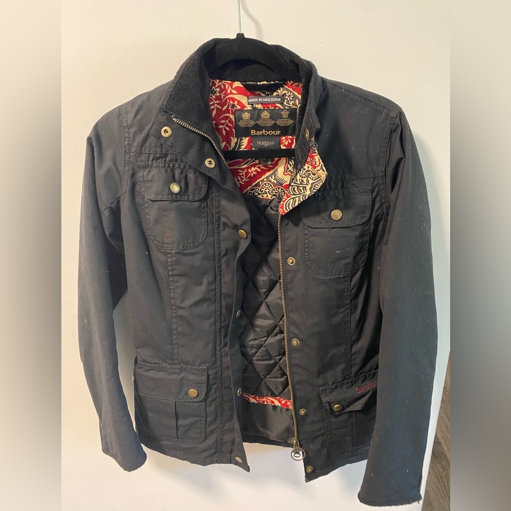 Black Barbour Jacket - Size XS